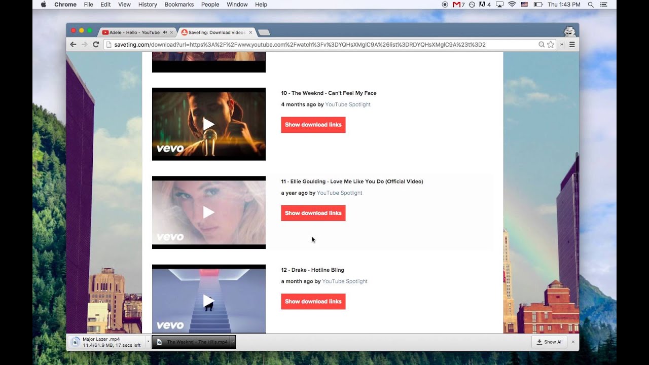 download youtube playlist videos at once online for free